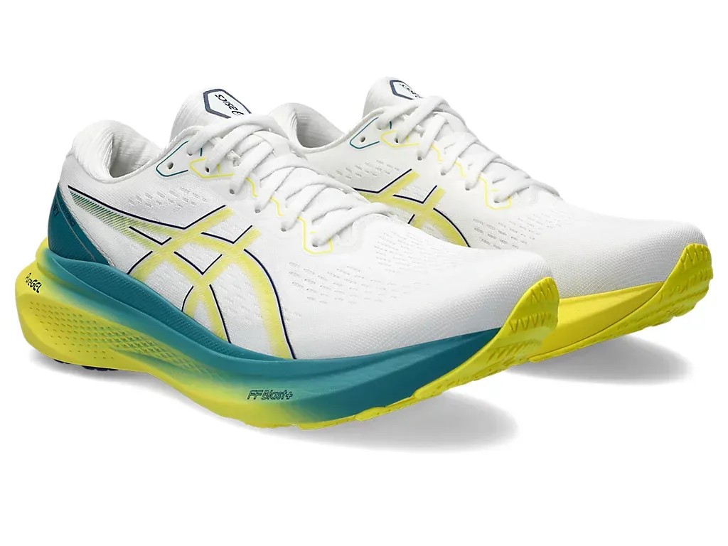 Asics Kayano 30 White/Bright Yellow - HypeFly India View 2