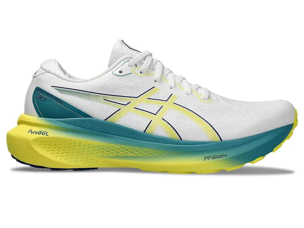 Asics Kayano 30 White/Bright Yellow - HypeFly India View 1