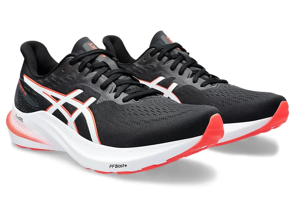Asics GT-2000 Black/Sunrise Red - HypeFly India View 2