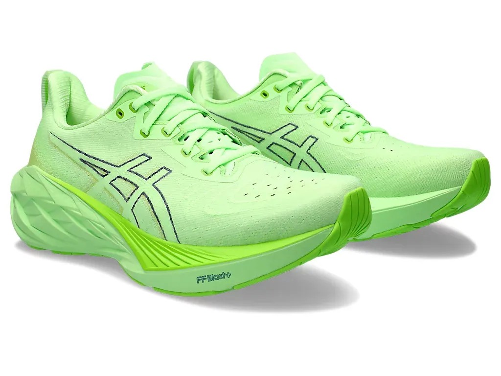 Asics Novablast 4 'Illuminate Green/Lime Burst' - HypeFly India View 2