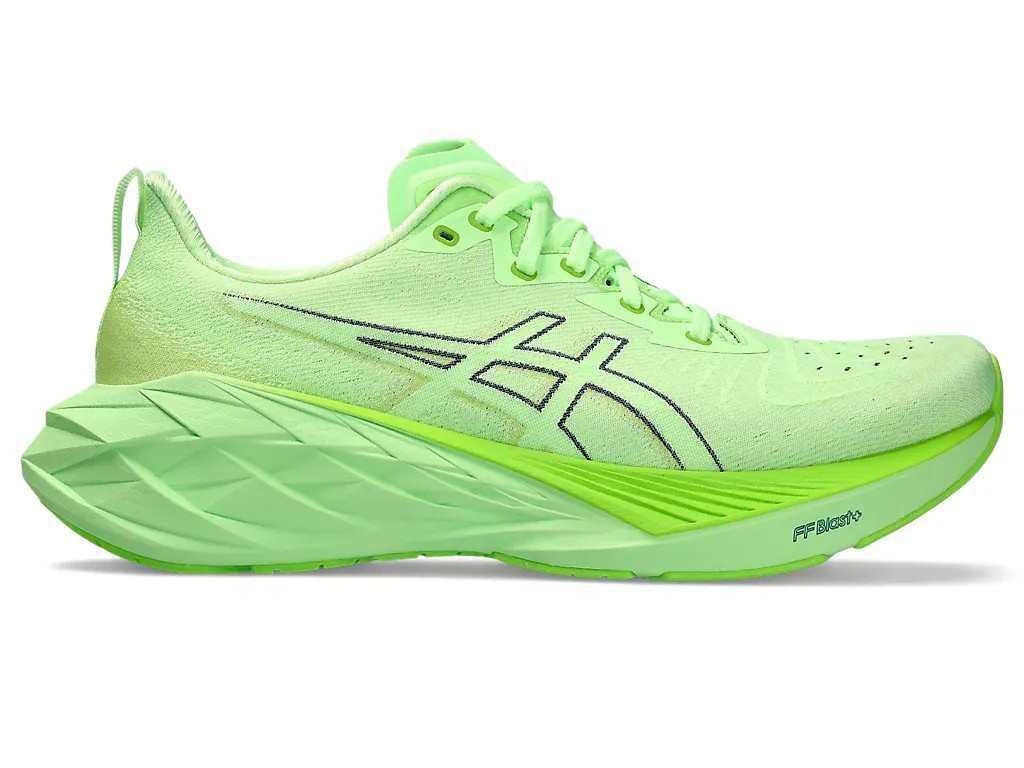Asics Novablast 4 'Illuminate Green/Lime Burst' - HypeFly India View 1