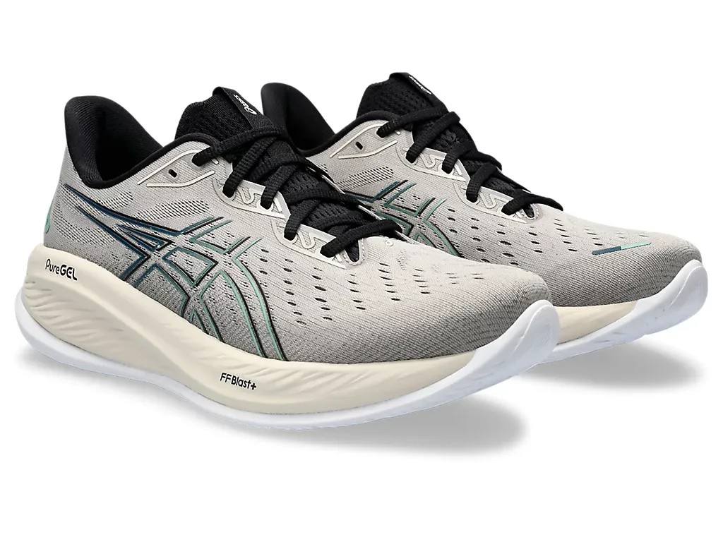 Asics Gel Cumulus 26 Moonrock/Dark Mint - HypeFly India View 2