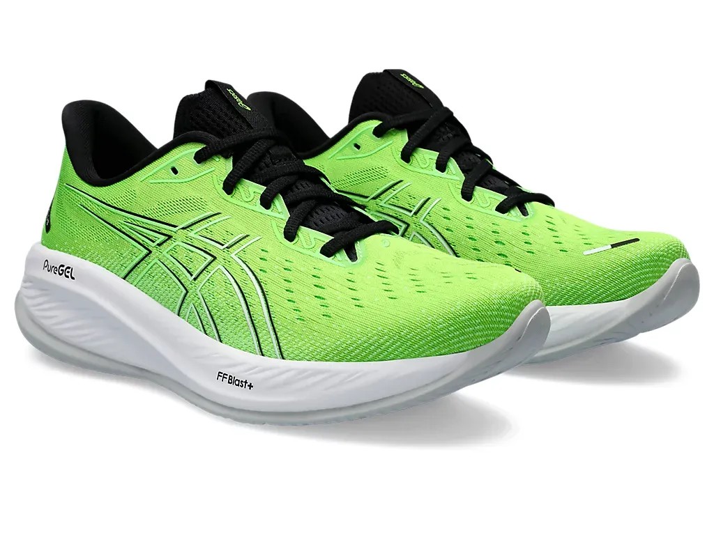 Asics Gel Cumulus 26 Electric Lime/White - HypeFly India View 2