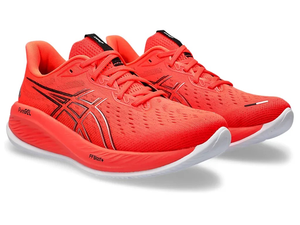 Asics Gel Cumulus 26 Sunrise Red/White - HypeFly India View 2