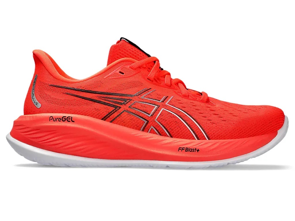 Asics Gel Cumulus 26 Sunrise Red/White - HypeFly India View 1