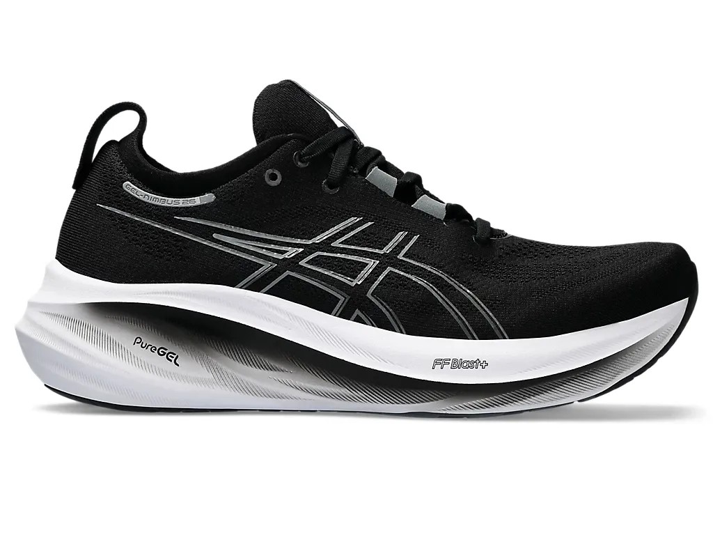 Asics Gel Nimbus 26 Black/Graphite Grey - HypeFly India View 1