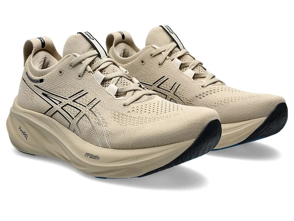 Asics Gel Nimbus 26 Feather Grey/Black - HypeFly India View 3