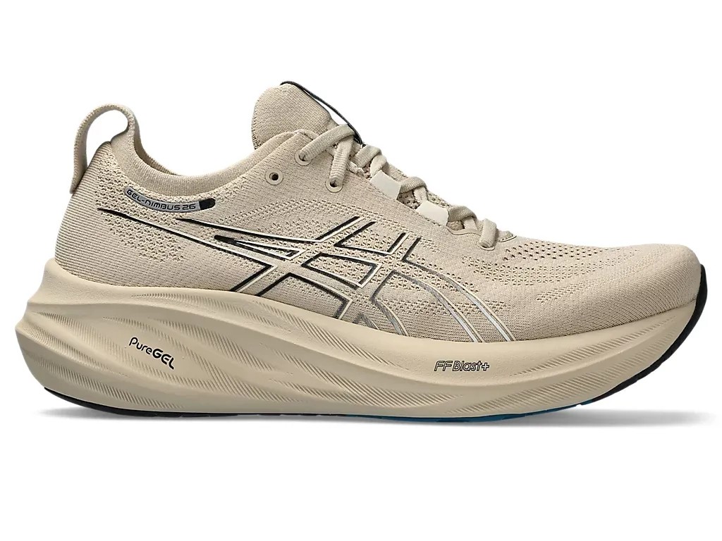 Asics Gel Nimbus 26 Feather Grey/Black - HypeFly India View 1