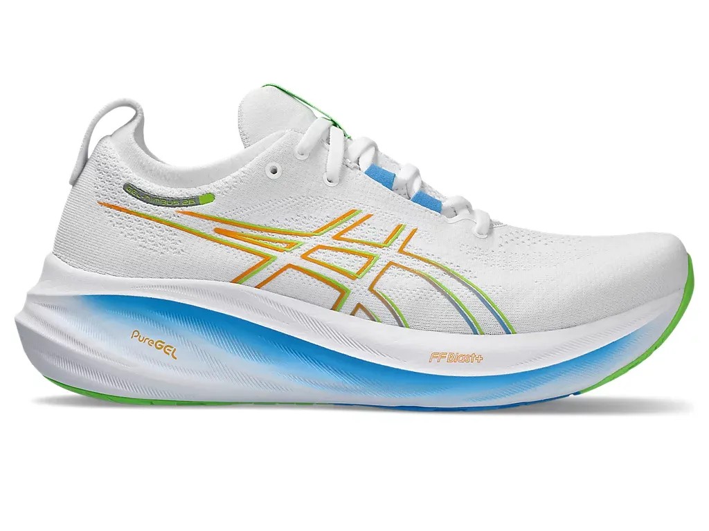 Asics Gel Nimbus 26 White/Waterscape - HypeFly India View 1