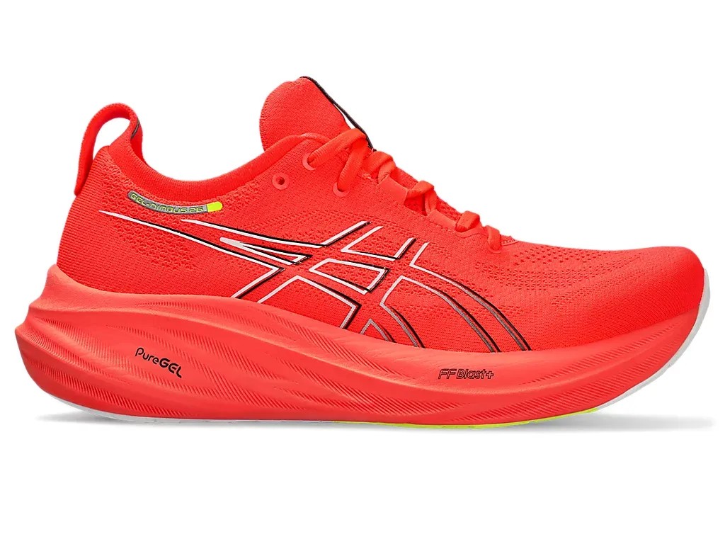 Asics Gel Nimbus 26 Sunrise Red/Black - HypeFly India View 1