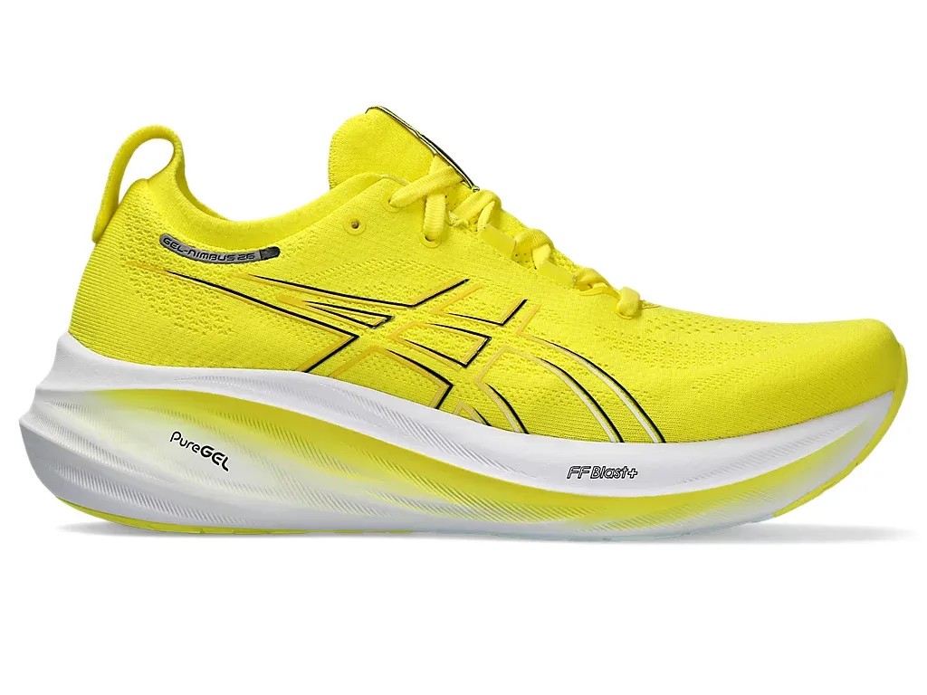 Asics Gel Nimbus 26 Bright Yellow/Black - HypeFly India View 1