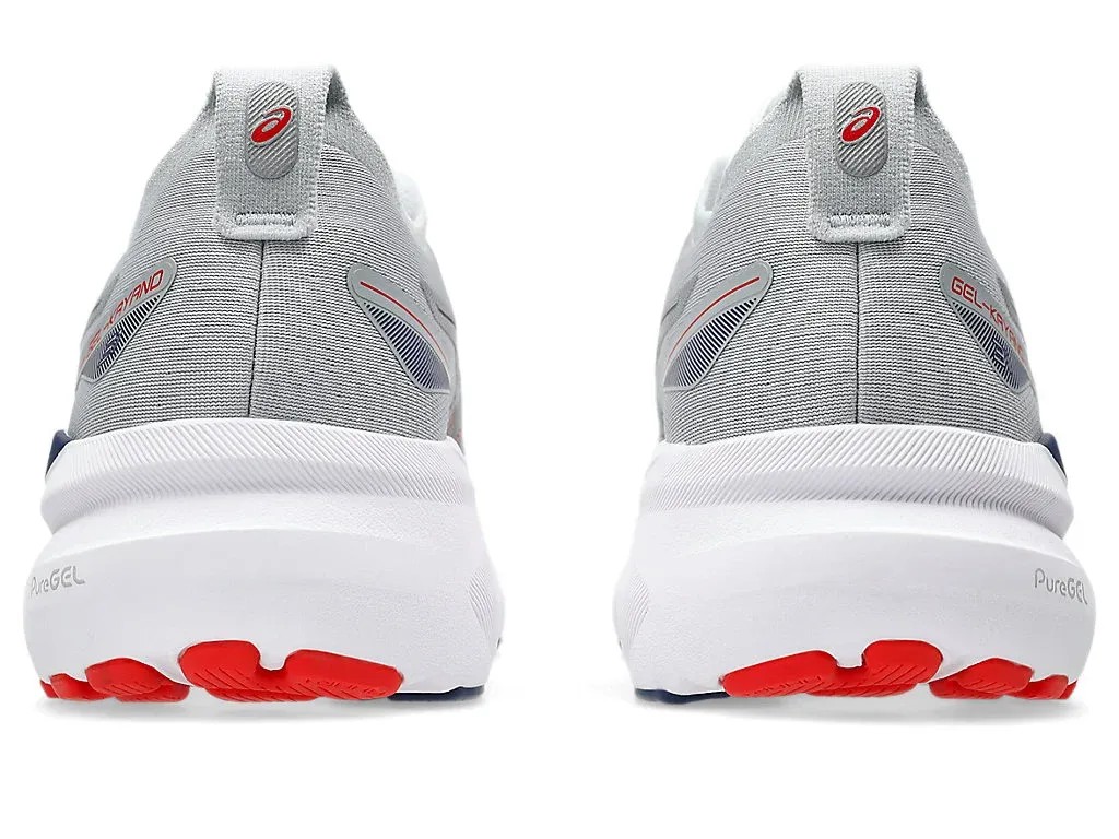 Asics Gel Kayano 31 Piedmont Grey/Fiery Red - HypeFly India View 3