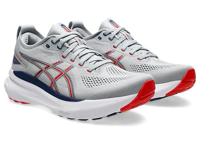Asics Gel Kayano 31 Piedmont Grey/Fiery Red - HypeFly India View 2