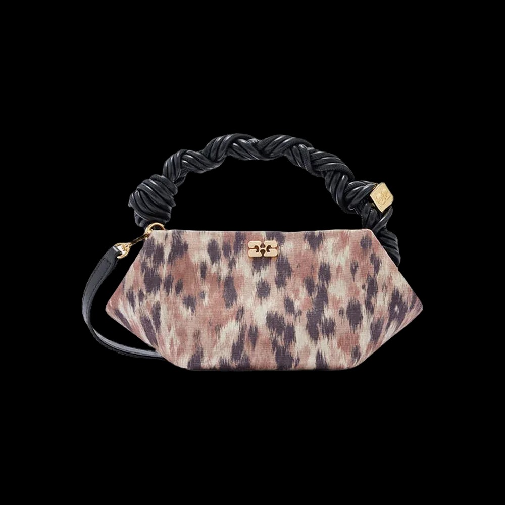 Ganni Mini Bou Bag in Printed Taffeta	 - HypeFly India View 1