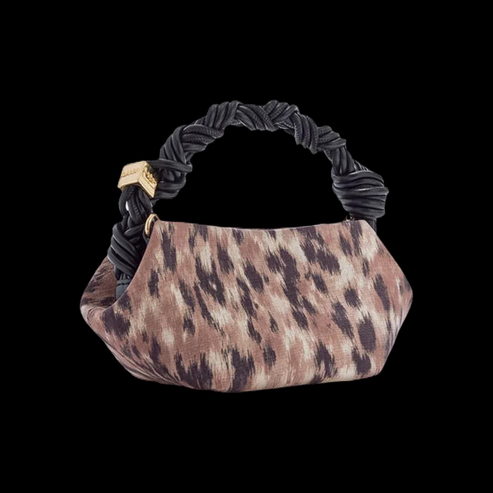 Ganni Mini Bou Bag in Printed Taffeta	 - HypeFly India View 2