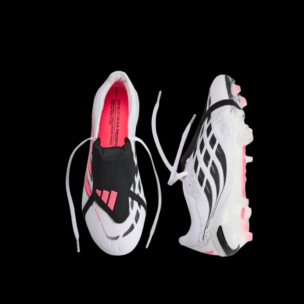 Adidas Predator Pro Fold-Over Tongue Firm Ground Soccer Cleats Cloud White - HypeFly India View 2