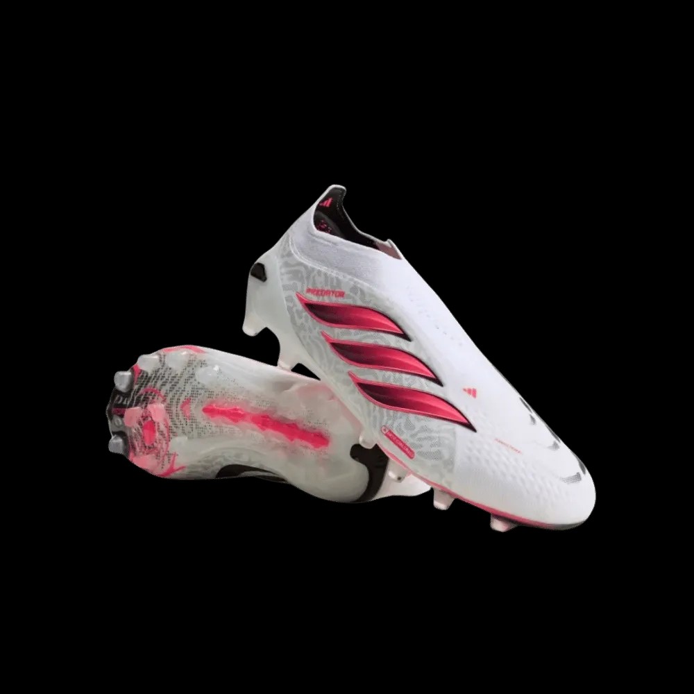 Adidas Predator Elite Laceless Artificial Ground Soccer Cleats Cloud White - HypeFly India View 4
