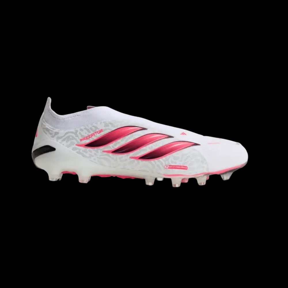 Adidas Predator Elite Laceless Artificial Ground Soccer Cleats Cloud White - HypeFly India View 1