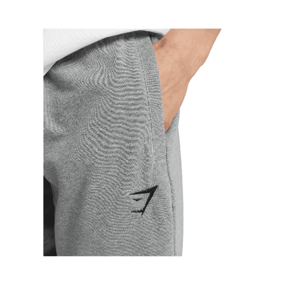  Gymshark Essential Oversized Joggers Charcoal Grey Marl - HypeFly India View 2