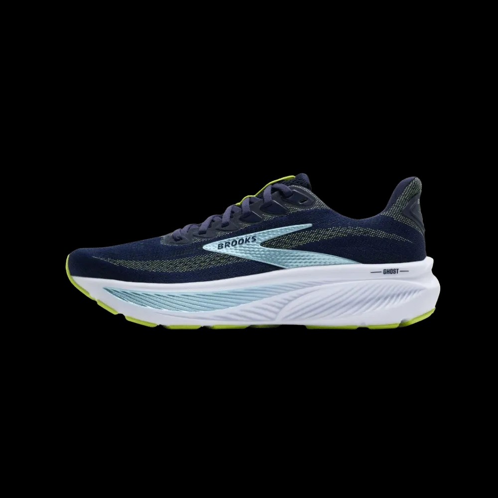 Brooks Ghost 17 Peacoat Lime Blue - HypeFly India View 2