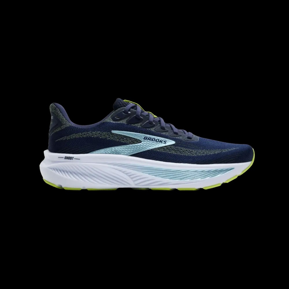 Brooks Ghost 17 Peacoat Lime Blue - HypeFly India View 1