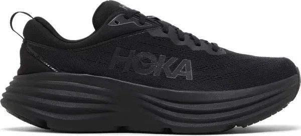Hoka Bondi 8 Black  - HypeFly India View 1