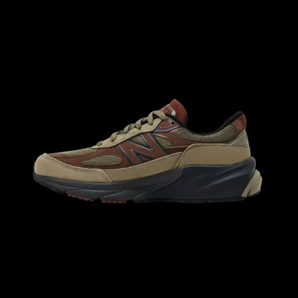 Teddy Santis X New Balance 990v6 Made in USA 'Dark Camo Rich Oak' - HypeFly India View 3