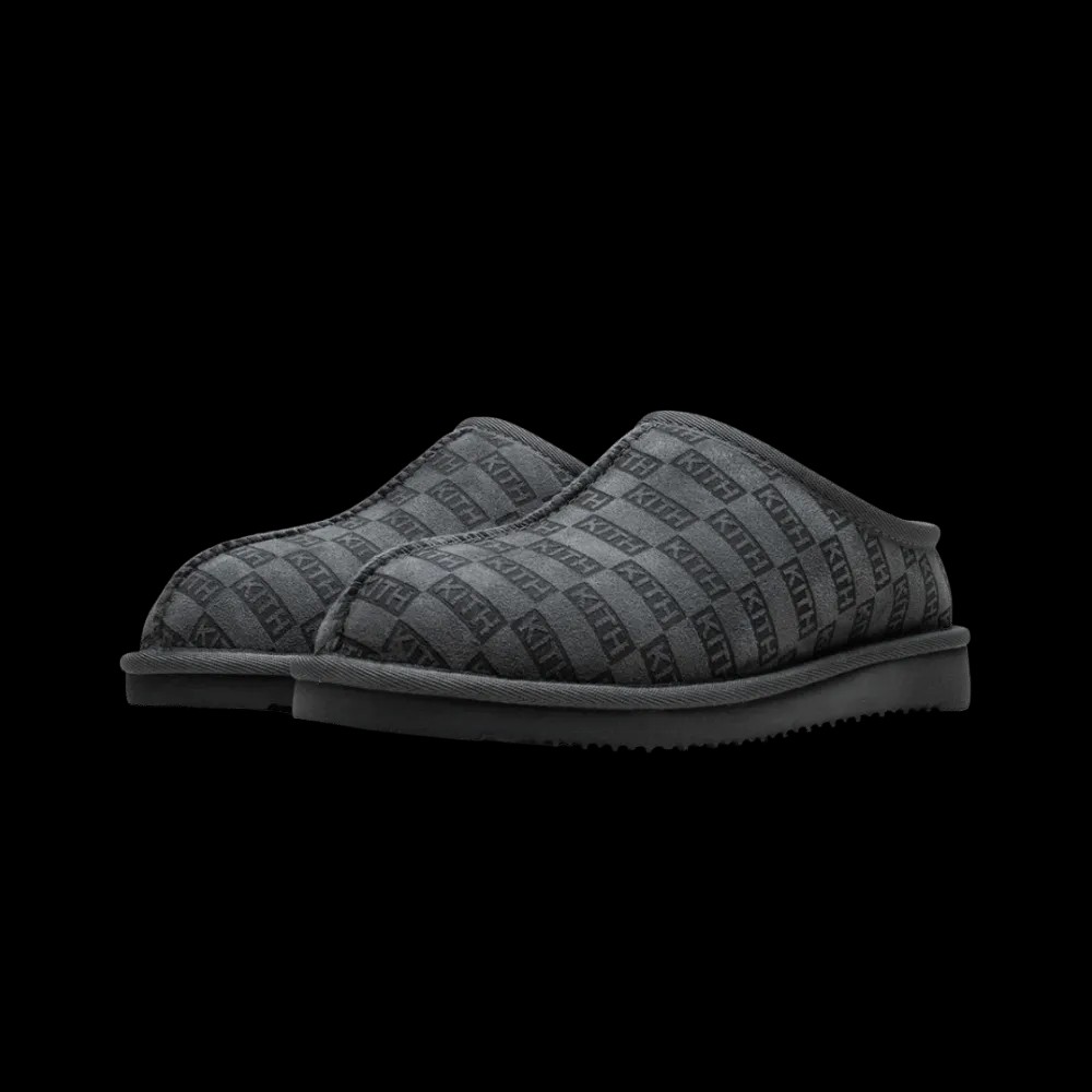 Kith Monogram Shearling Slippers - Stadium - HypeFly India View 2
