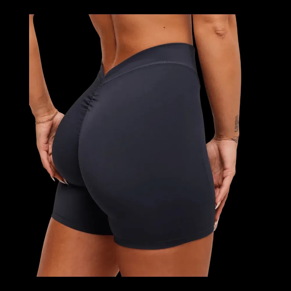 Gymshark Lifting Dipped Waistband Short Heavy Blue - HypeFly India View 4