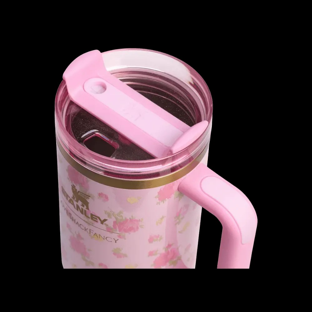 Stanley 1913 x LoveShackFancy Quencher H2.0 Flowstate™ Tumbler Ibiza Sunset - HypeFly India View 3