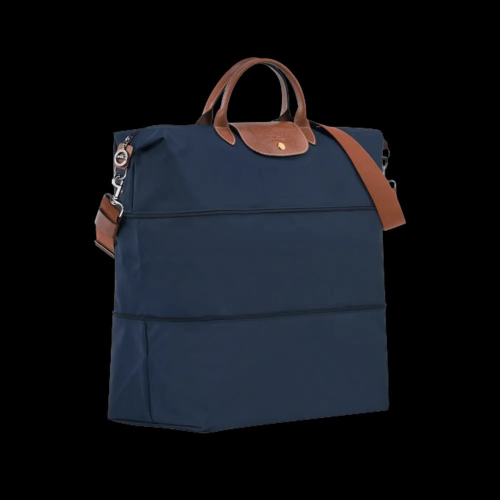 Longchamp Le Pliage Original Travel bag expandable Navy - Recycled canvas - HypeFly India View 2