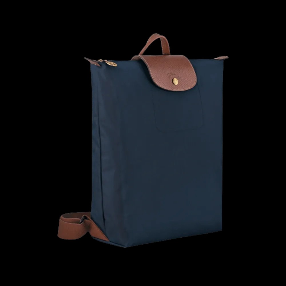 Longchamp Le Pliage Original M Backpack Navy - Recycled canvas - HypeFly India View 4