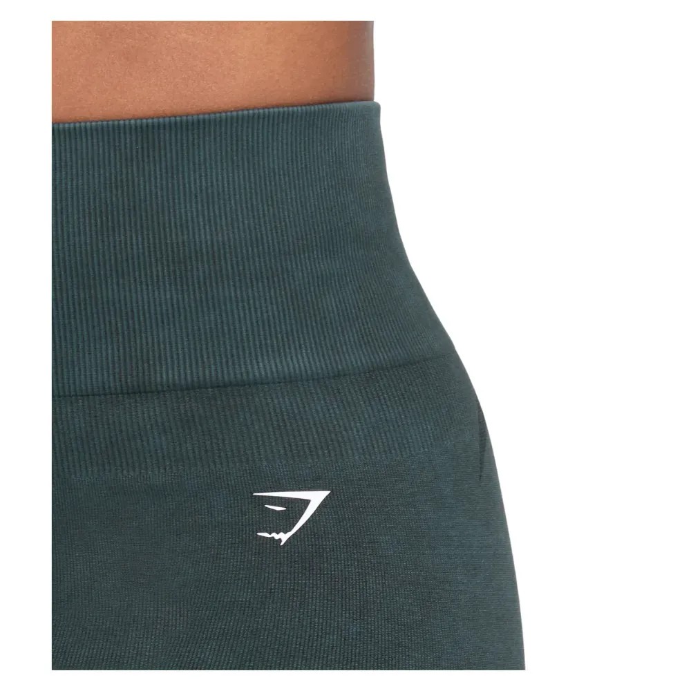 Gymshark Gains Seamless Washed Shorts Black - HypeFly India View 4