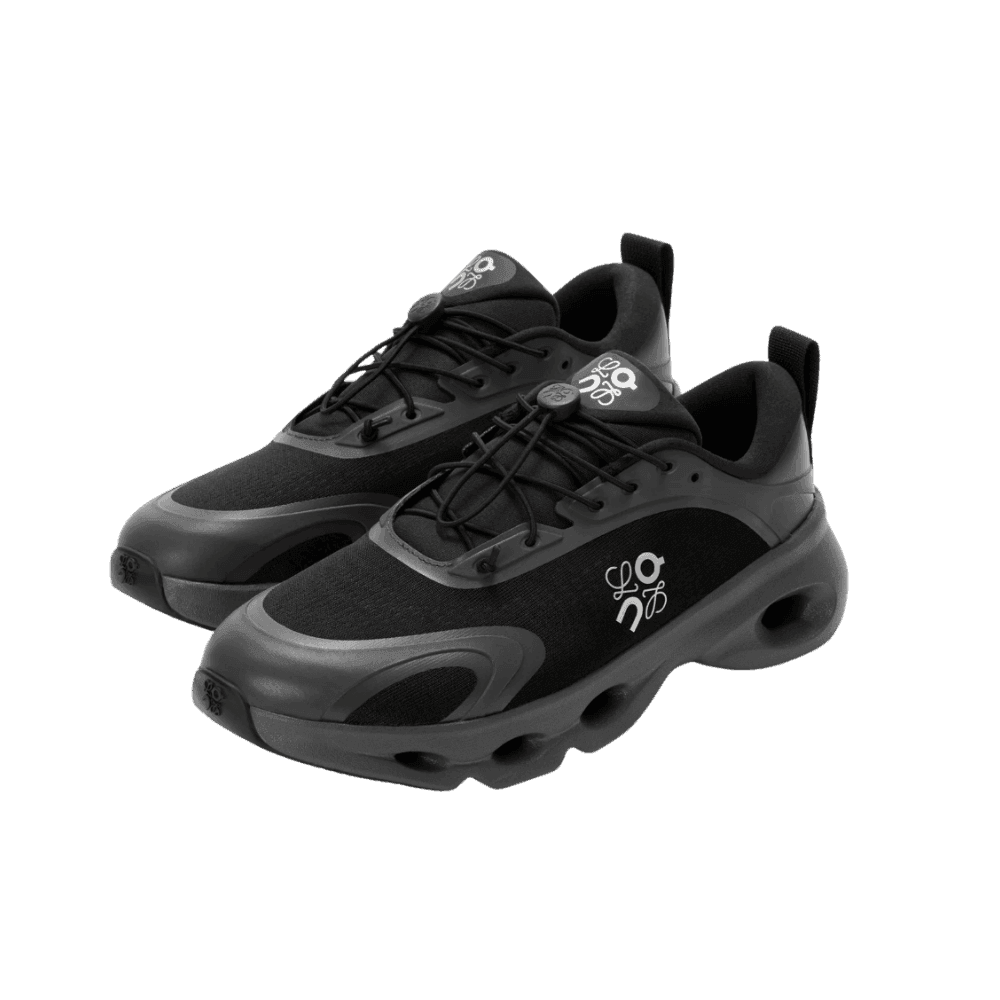 Loewe x On Running CloudSolo “Black” - HypeFly India View 4