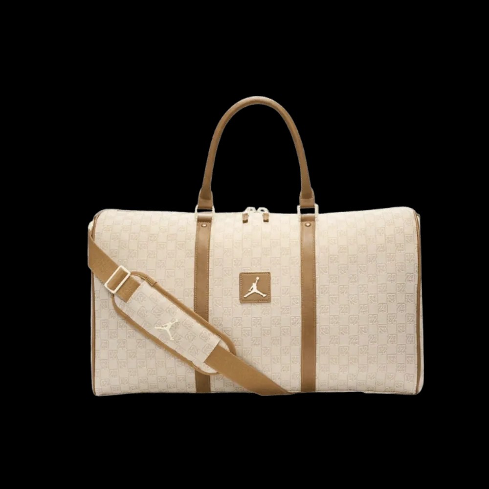 Jordan Monogram 40L Duffle Bag - Coconut Milk - HypeFly India View 1