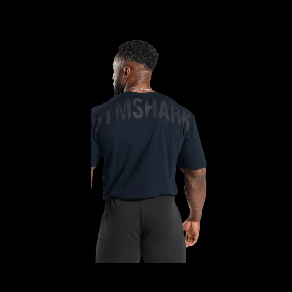 Gymshark Power T-Shirt Oversized Fit Navy - HypeFly India View 4