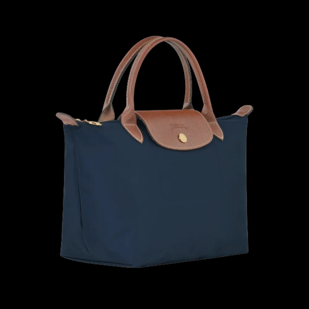 Longchamp Le Pliage Original S Handbag Navy - Recycled canvas - HypeFly India View 3