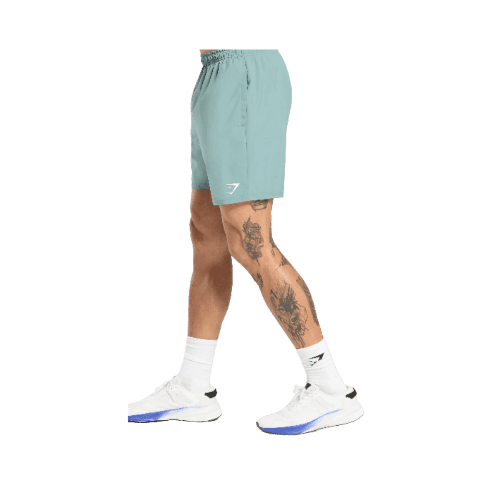 Gymshark Arrival 7" Shorts Celeste Blue - HypeFly India View 2