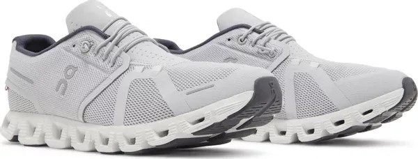 On Running Cloud 5 Glacier White  - HypeFly India View 2