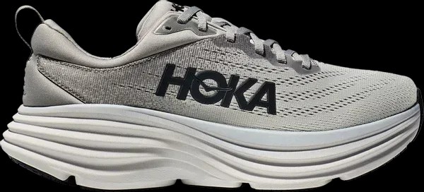 Hoka Bondi 8 Sharkskin/Harbor Mist - HypeFly India View 1