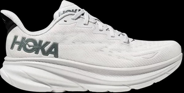 Hoka Clifton 9 Nimbus Cloud/Steel Wool - HypeFly India View 1