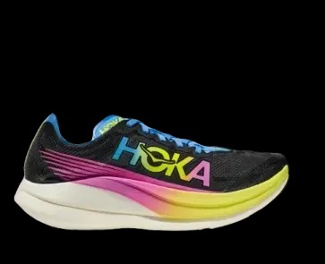 Hoka Rocket X 2 black / multi - HypeFly India View 1