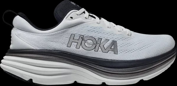 Hoka Bondi 8 White Black - HypeFly India View 1
