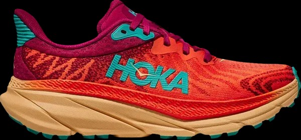 Hoka Challenger 7 Flame/Cherries Jubilee - HypeFly India View 1