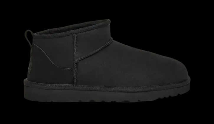 Uggs Men's Classic Ultra Mini Black - HypeFly India View 1