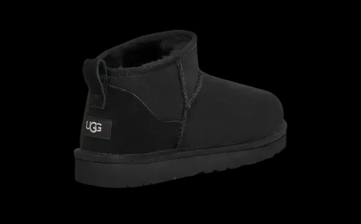 Uggs Men's Classic Ultra Mini Black - HypeFly India View 2