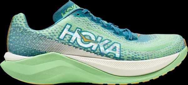 Hoka Mach X Ocean Mist/Lime Glow - HypeFly India View 1