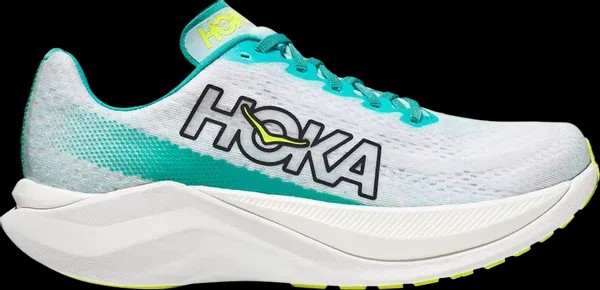 Hoka Mach X White/Blue Glass  - HypeFly India View 1