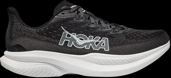 Hoka Mach 6 Black White - HypeFly India View 1