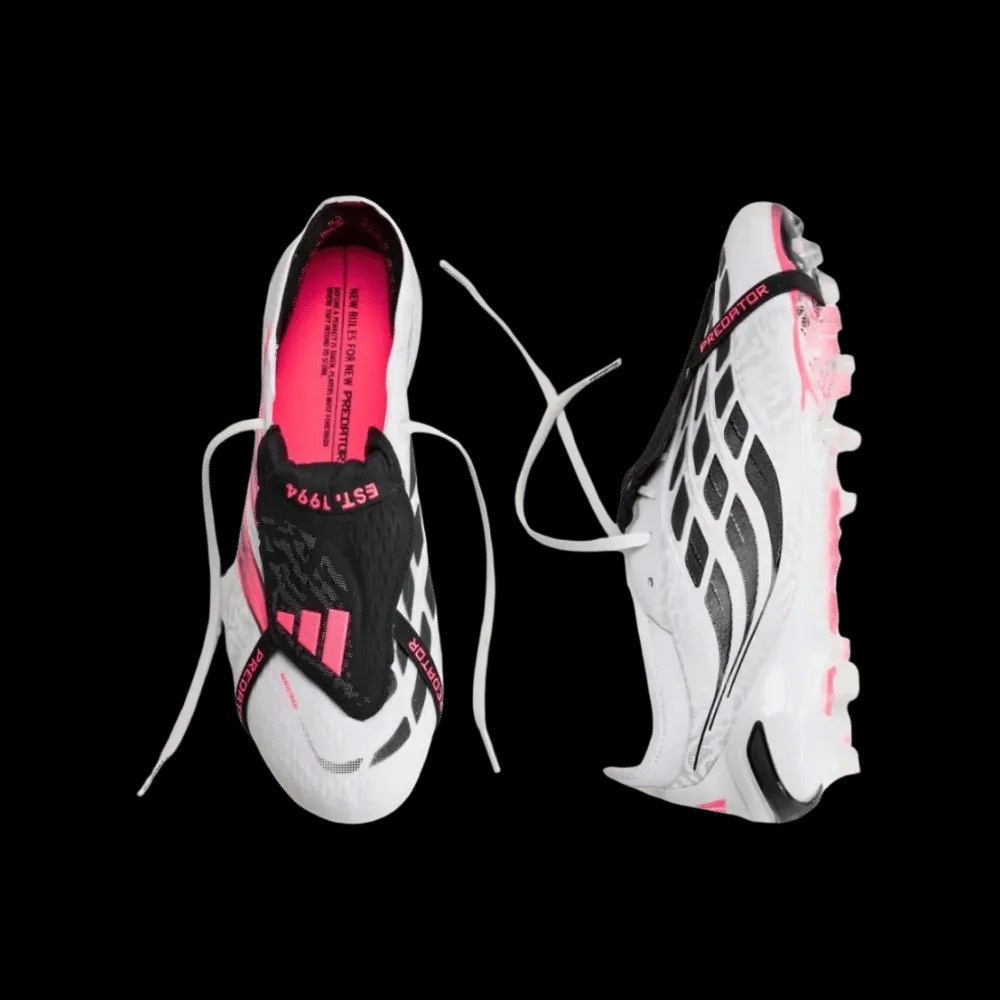Adidas Predator Elite Fold-Over Tongue Artificial Ground Soccer Cleats Cloud White - HypeFly India View 3
